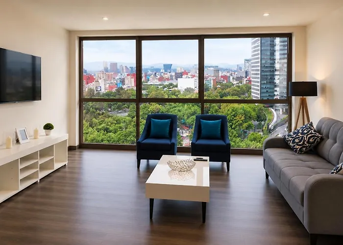 Apartamento Skyline Polanco 200 Mbps, Pool&gym *